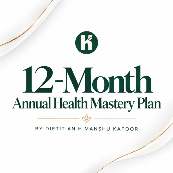annual health mastery plan by dietitian himanshu kapoor